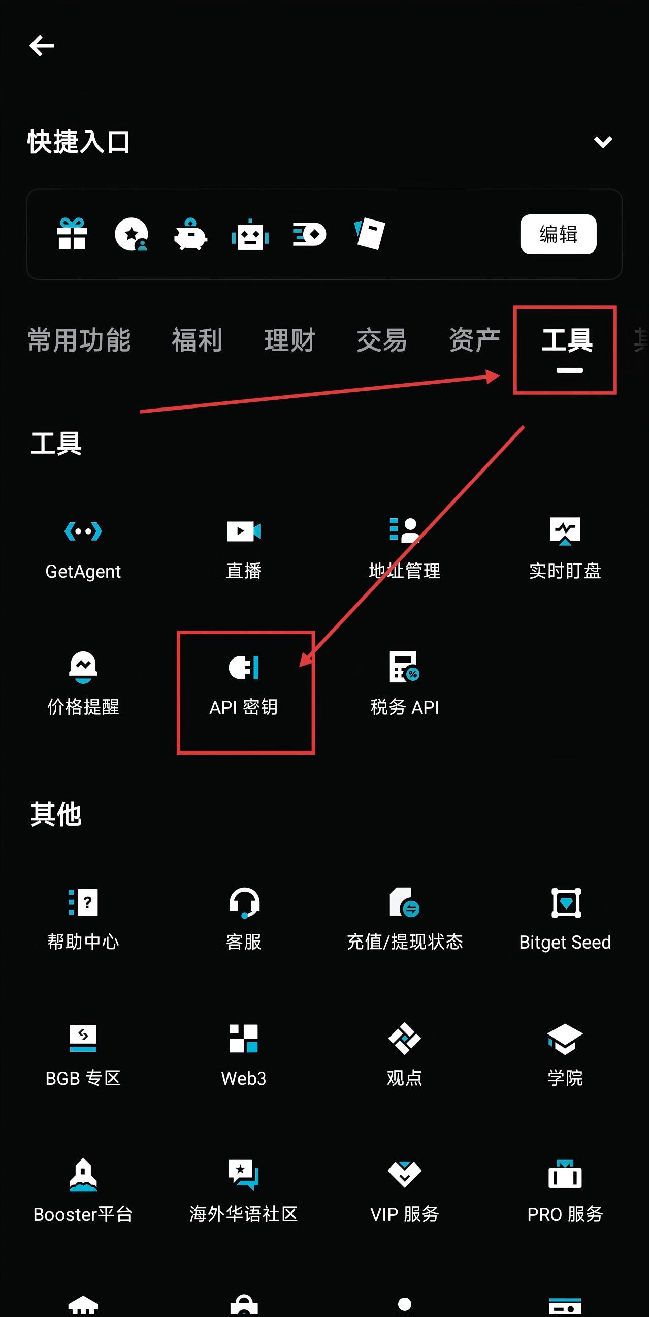 API管理入口